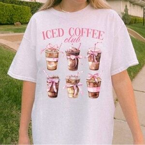 Iced Coffee Club Graphic T-Shirt
